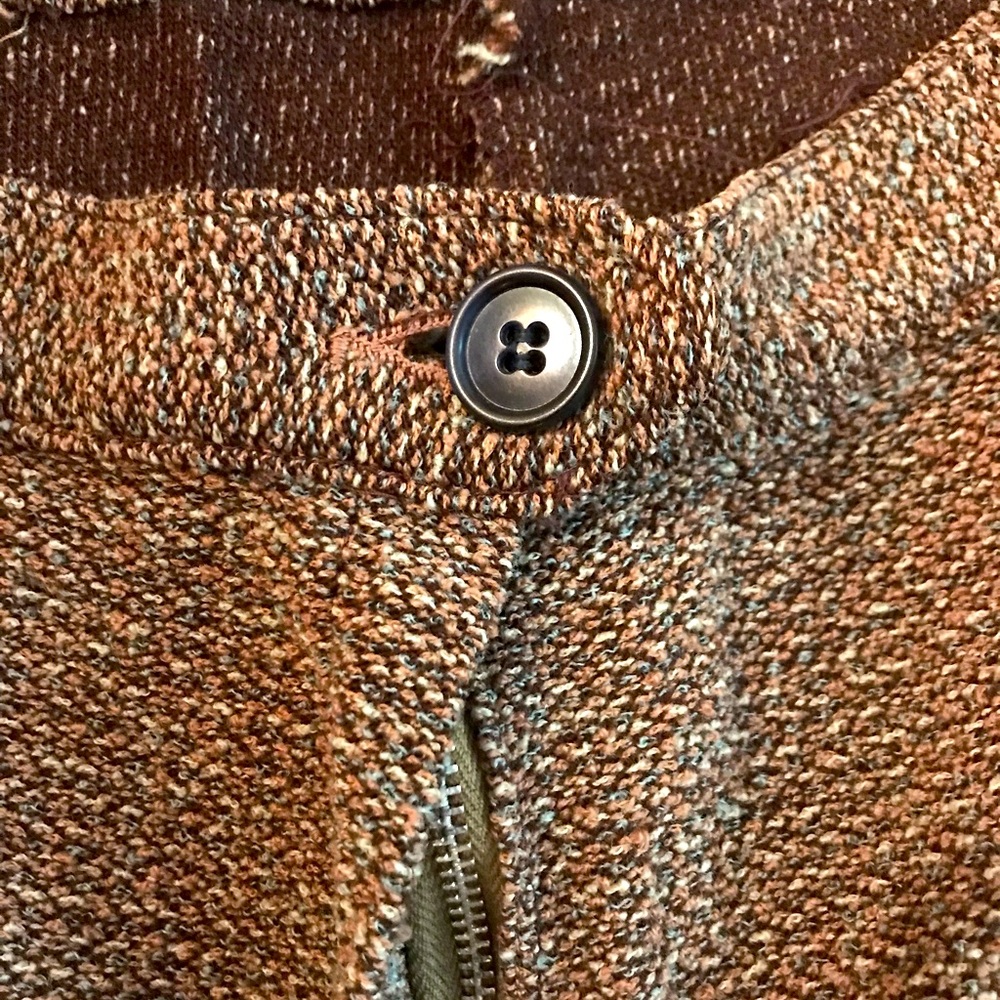 Brown Tweed Pencil Skirt